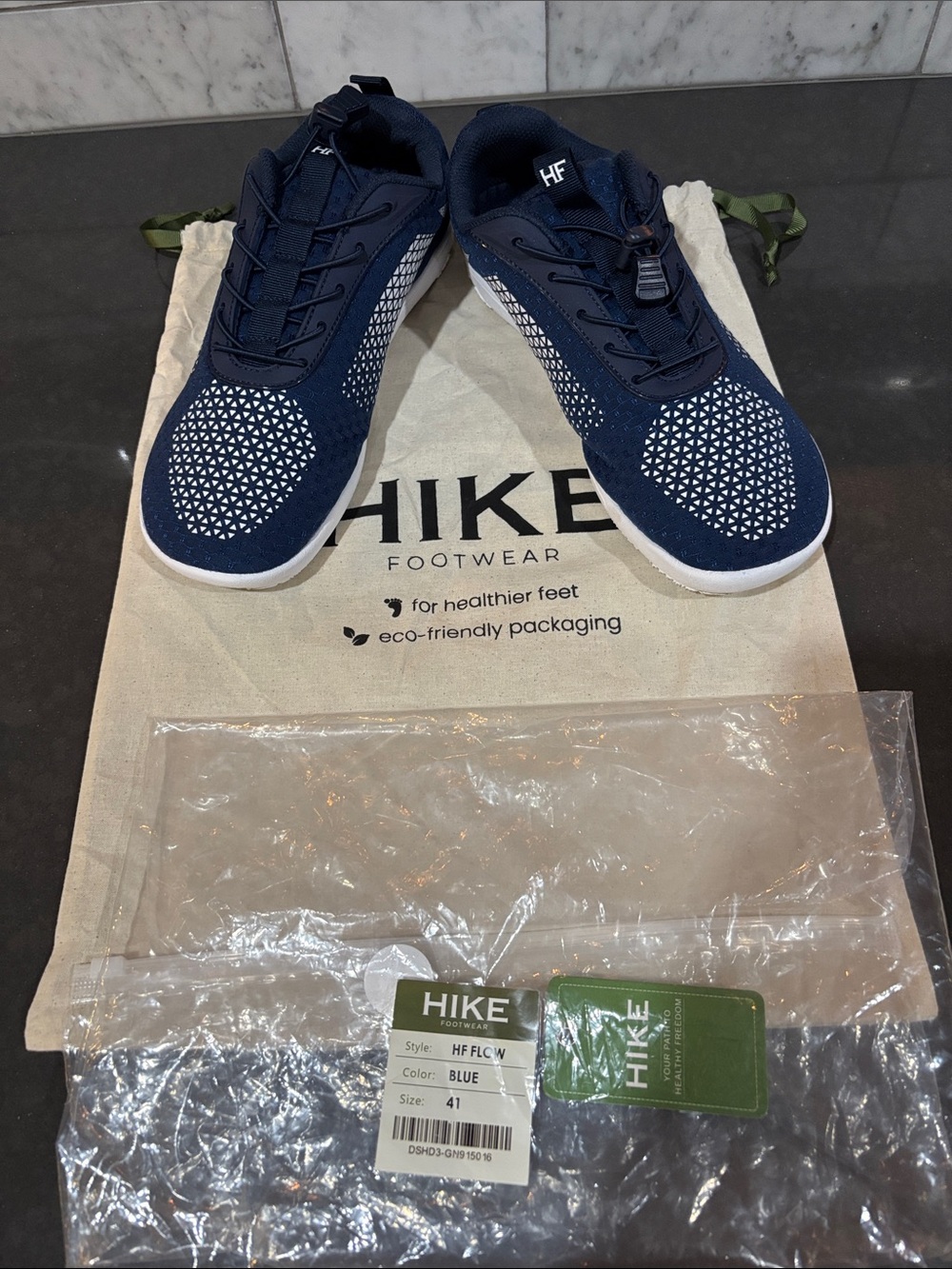 Hike Footwear Women’s Navy Blue Knit Sneakers
